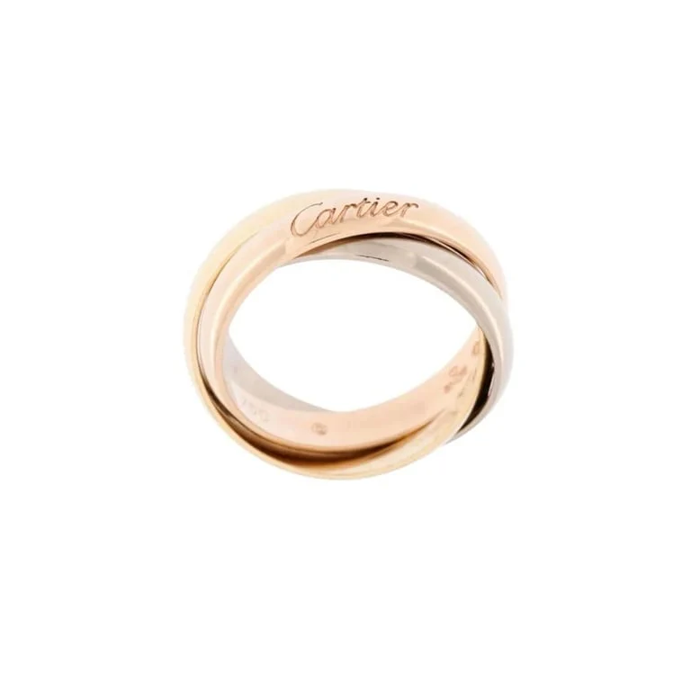 Triple gold ring Trinity of Cartier