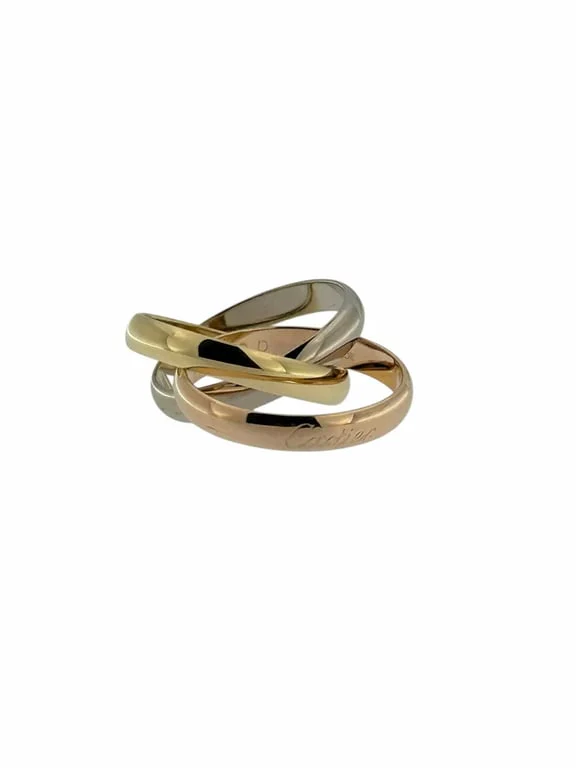 Triple gold ring Trinity of Cartier - Image 4