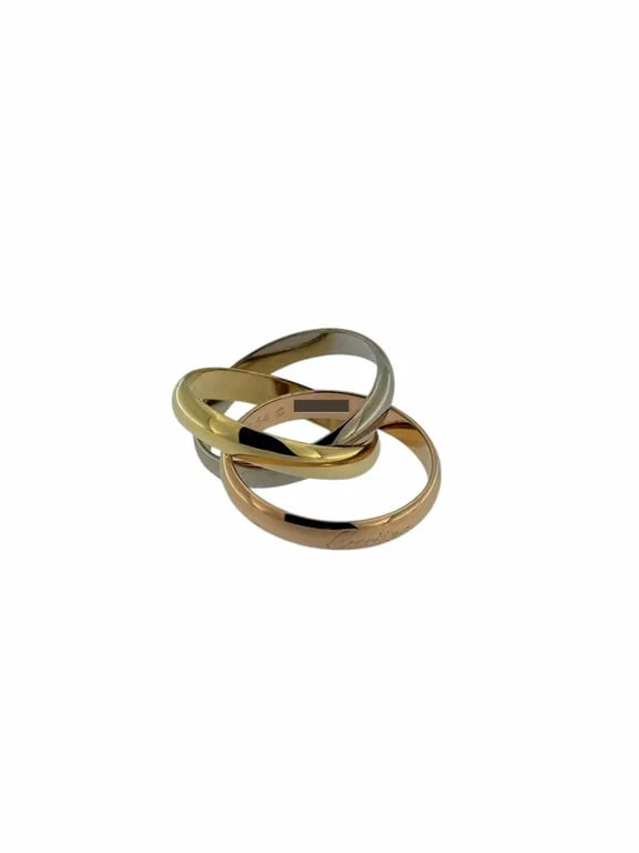 Triple gold ring Trinity of Cartier - Image 5