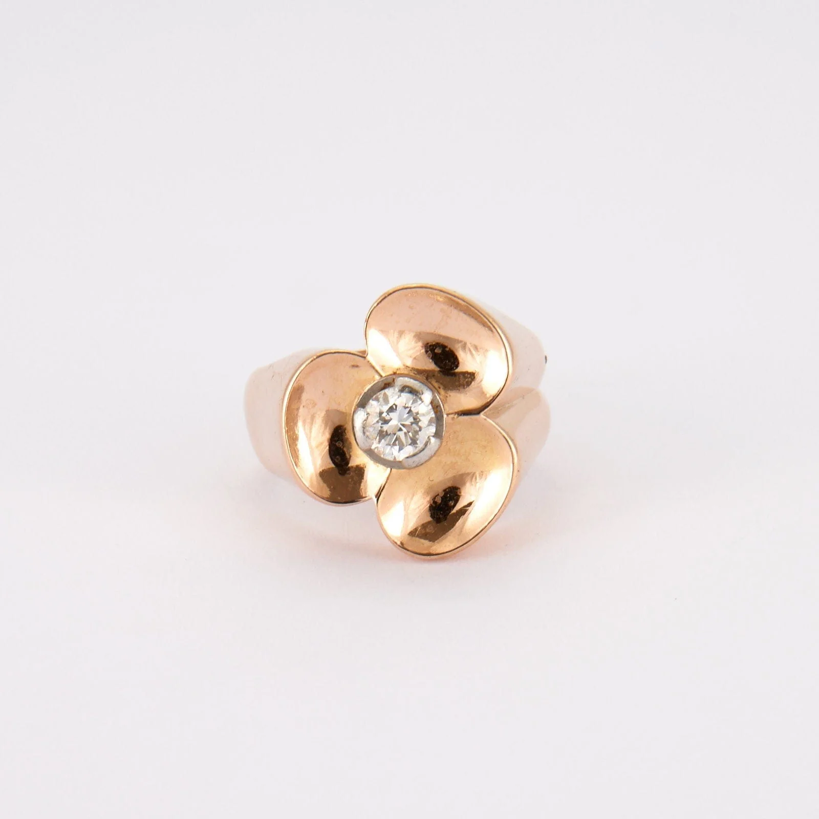 Diamond Clover Ring - Image 3
