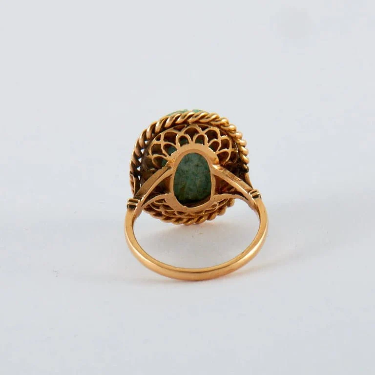 Turquoise Scarab Ring - Image 5