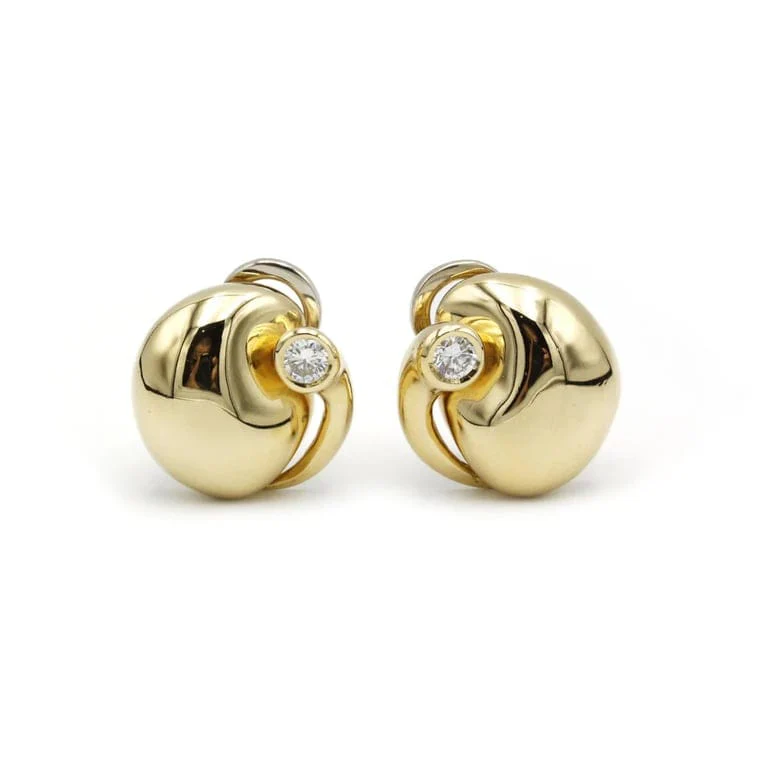 Earrings - Yellow gold & Diamonds