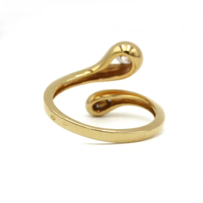 Snake Ring - Gold & Diamonds - Image 3