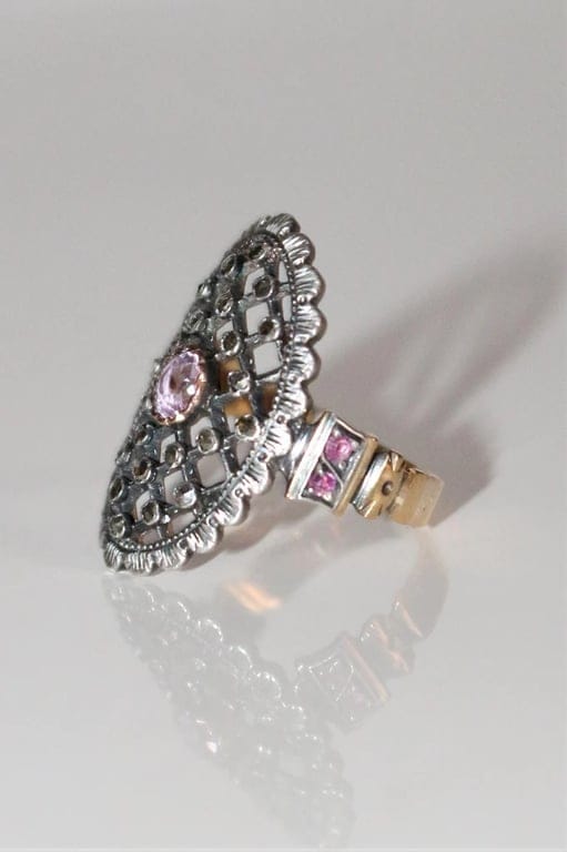 Belle Epoque Fishnet Ring - Image 5