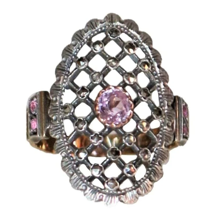 Belle Epoque Fishnet Ring - Image 8