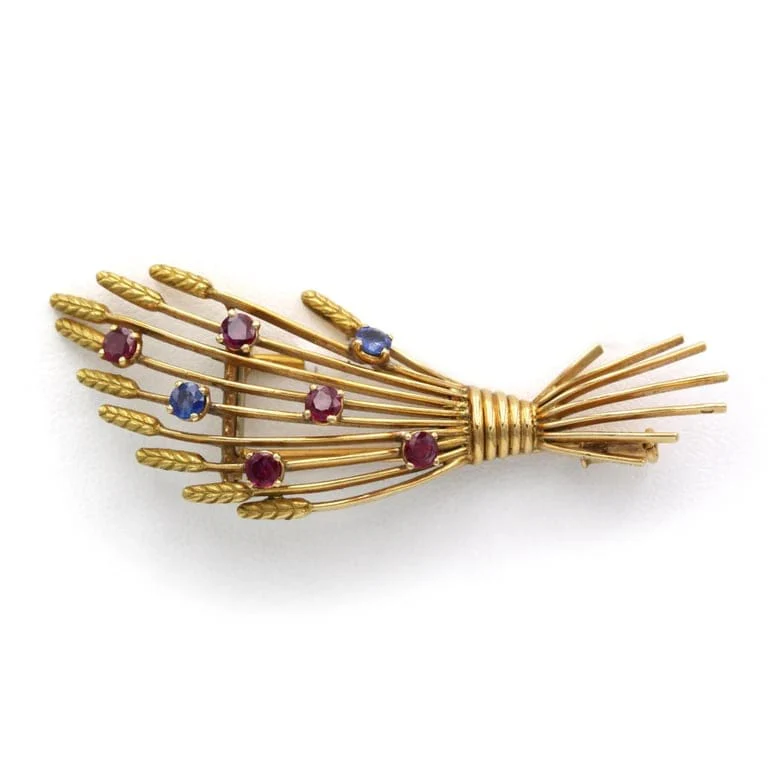 Wheat Sheaf Brooch - MELLERIO