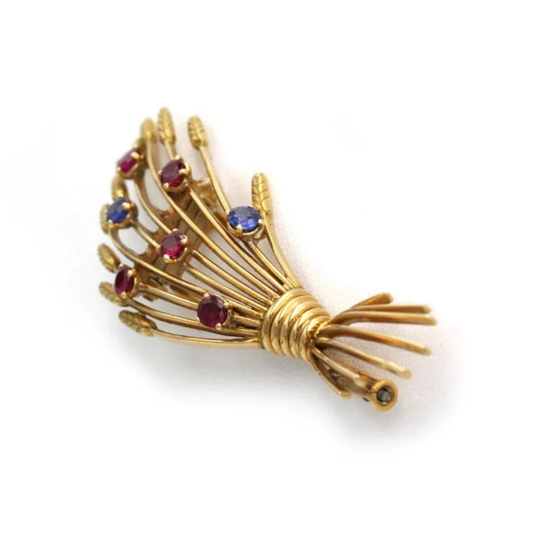 Wheat Sheaf Brooch - MELLERIO - Image 3