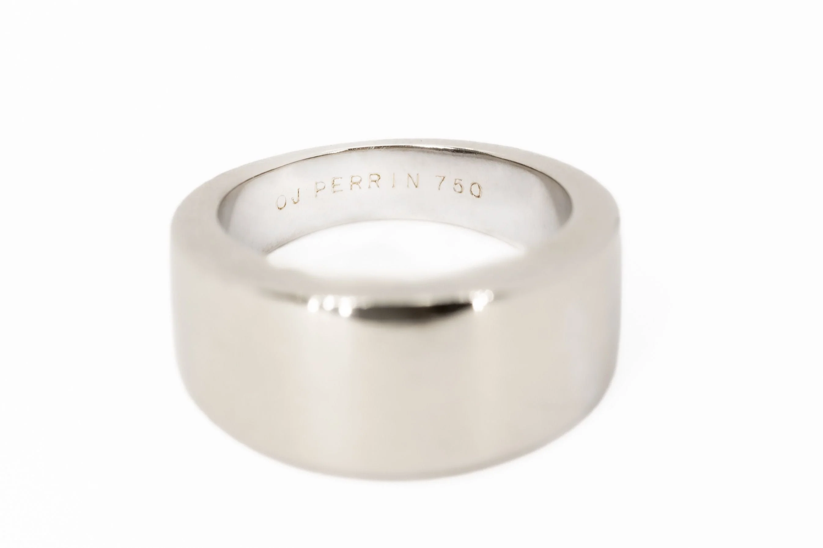 OJ Perrin ring 18k white gold