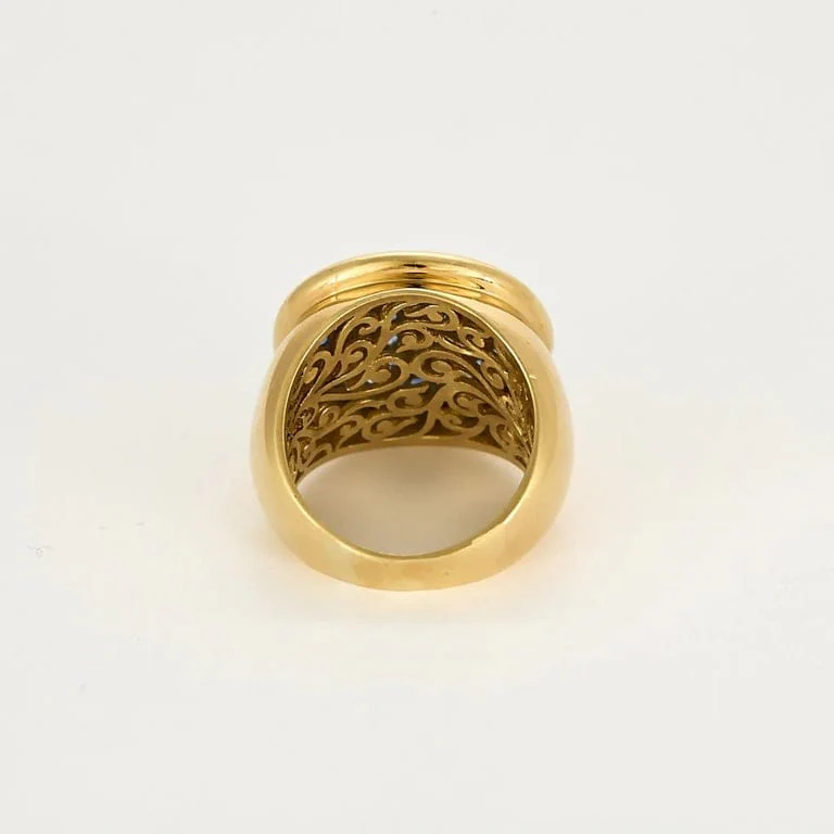 First Jewels Ring - two golds, sapphires and diamonds - Image 6