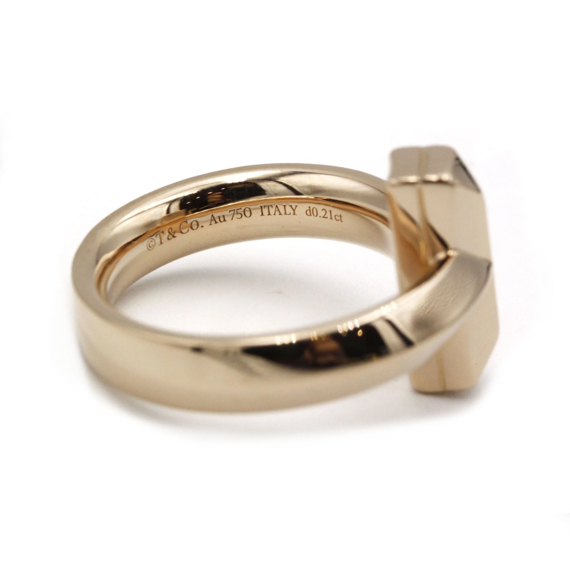 TIFFANY & CO - “T1” ring Rose gold Diamonds - Image 3
