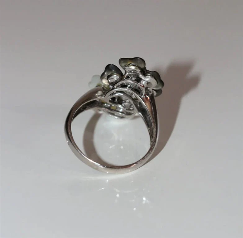Double Flower Ring - Image 8