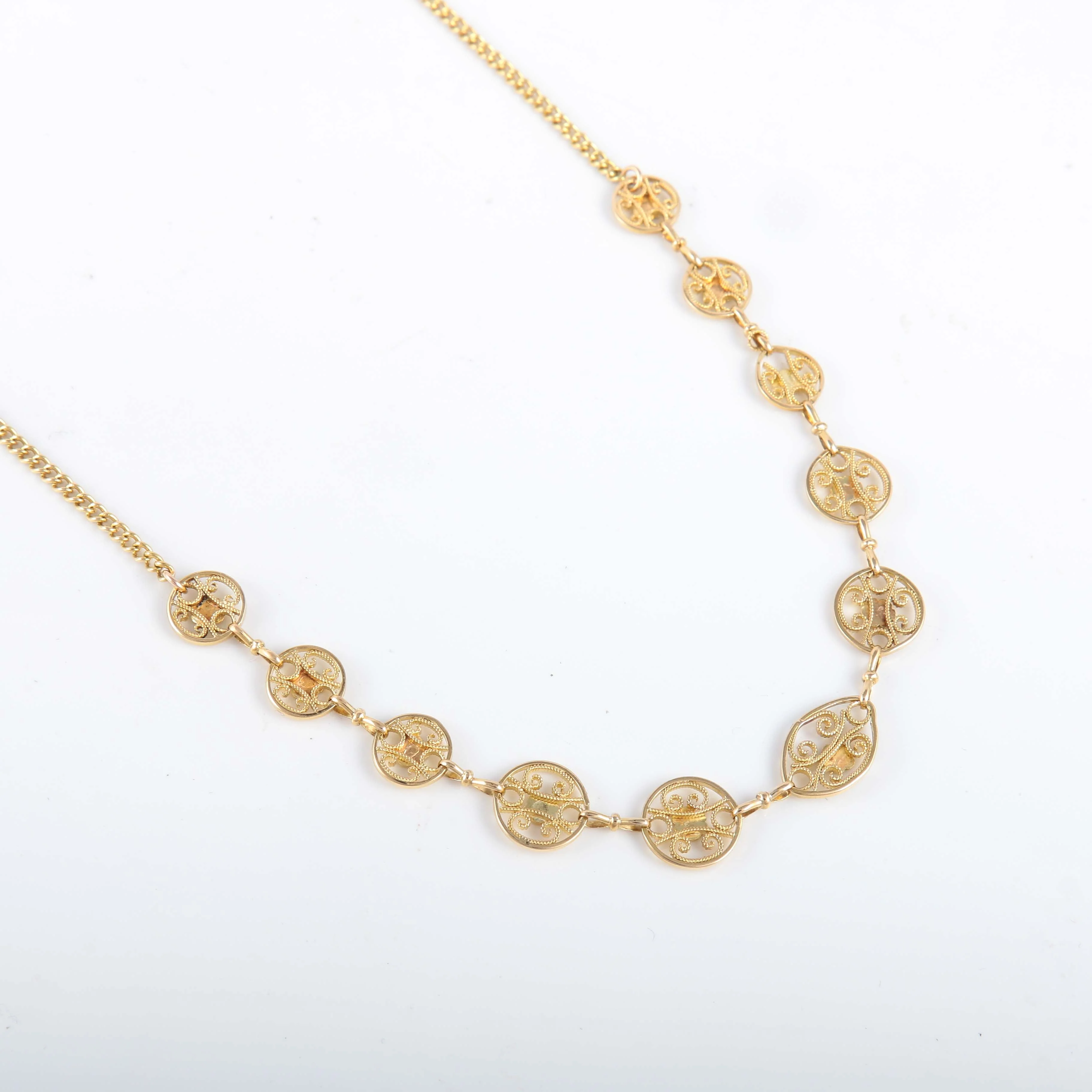 Old Collerette Necklace - Image 4