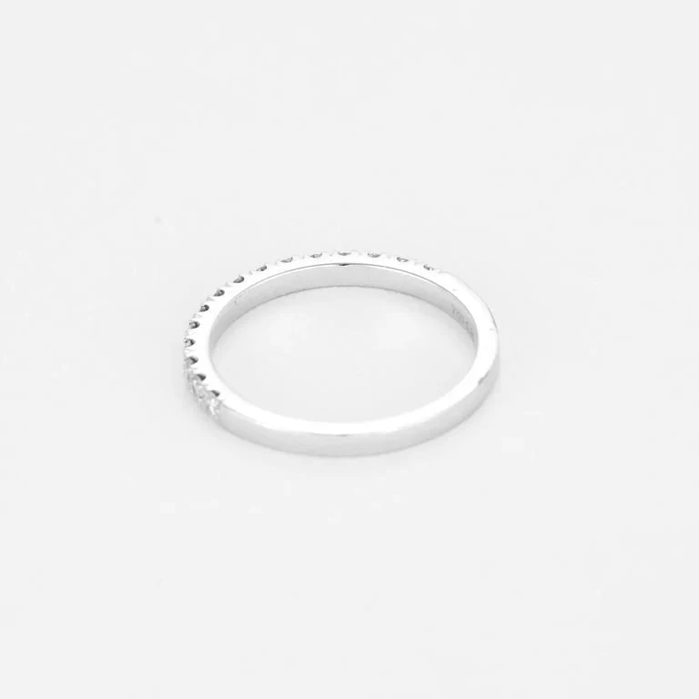 Wedding band White gold diamond - Image 4