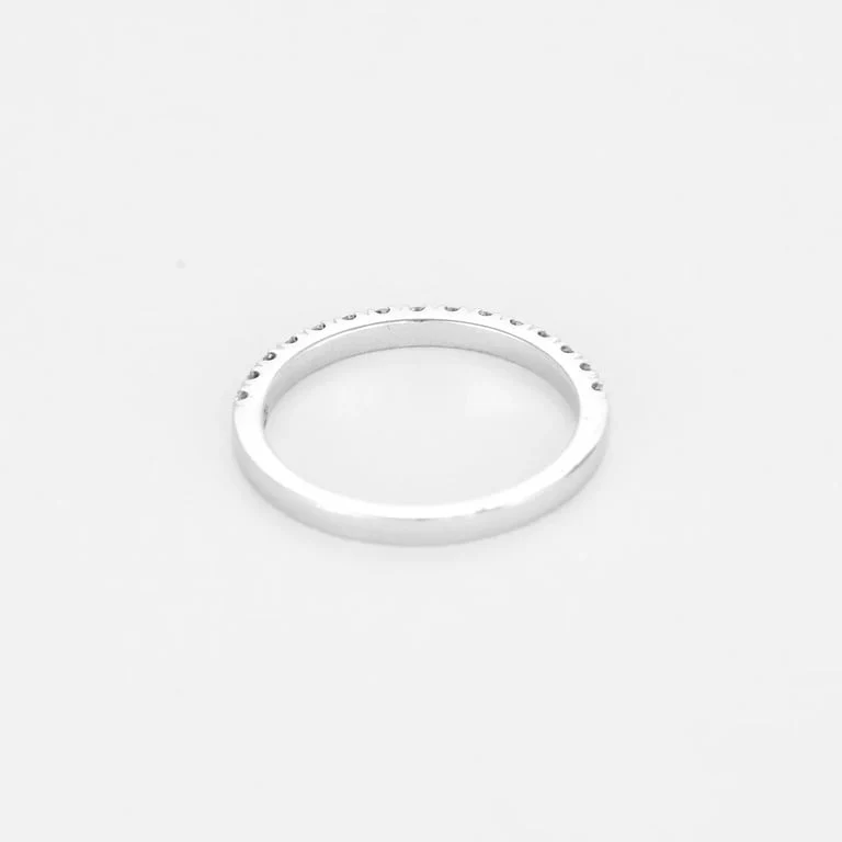 Wedding band White gold diamond - Image 5