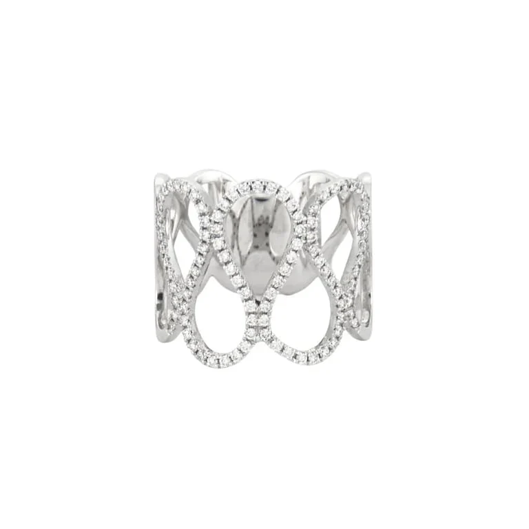 Diamond Interlac Ring