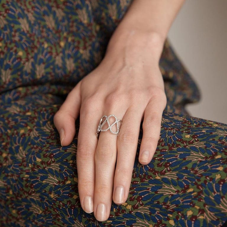 Diamond Interlac Ring - Image 2