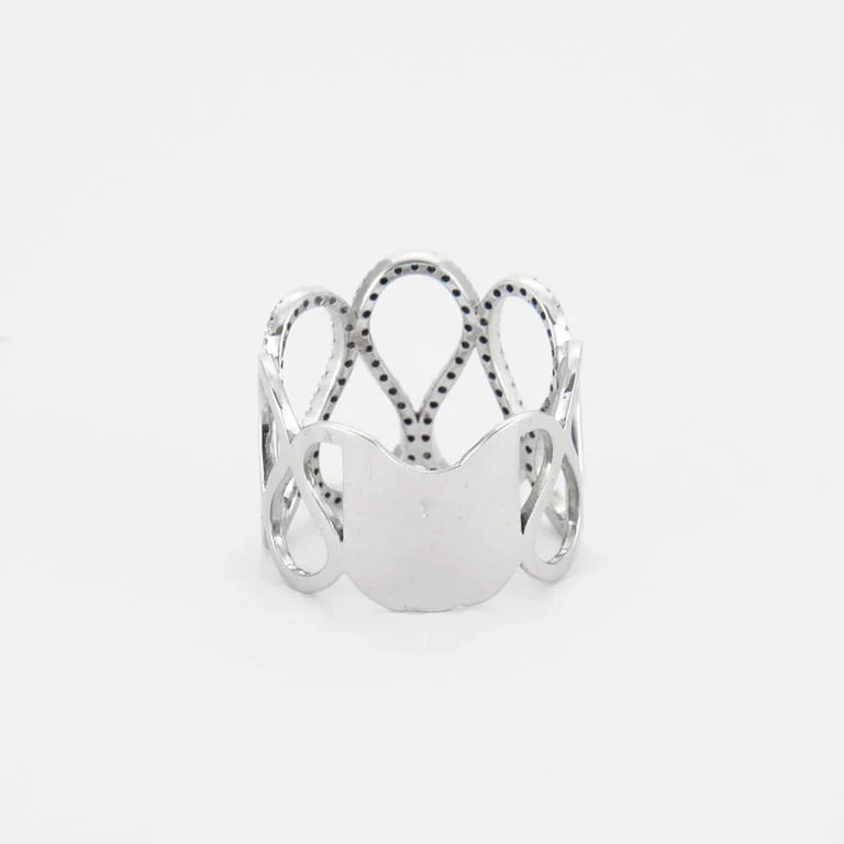 Diamond Interlac Ring - Image 6