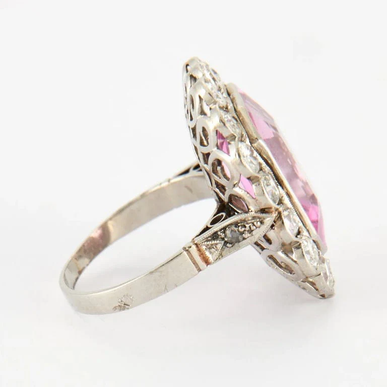 Pompadour Art-Deco Diamond Ring - Image 4