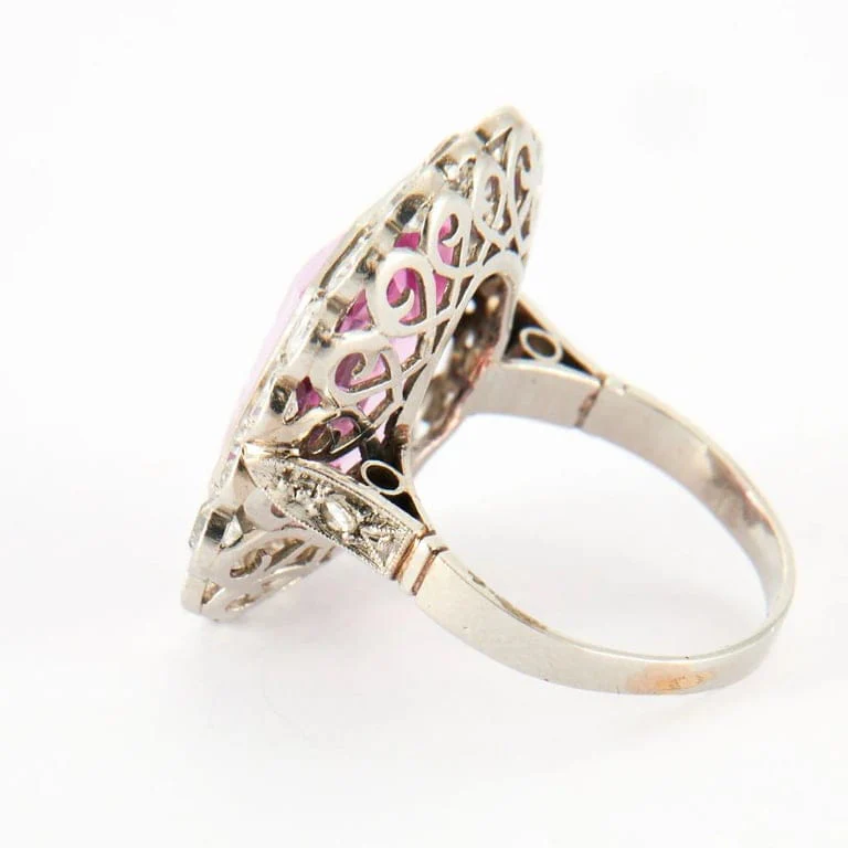 Pompadour Art-Deco Diamond Ring - Image 5