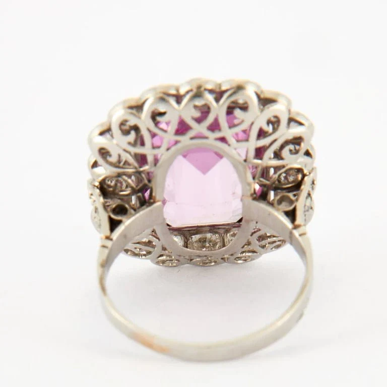 Pompadour Art-Deco Diamond Ring - Image 6