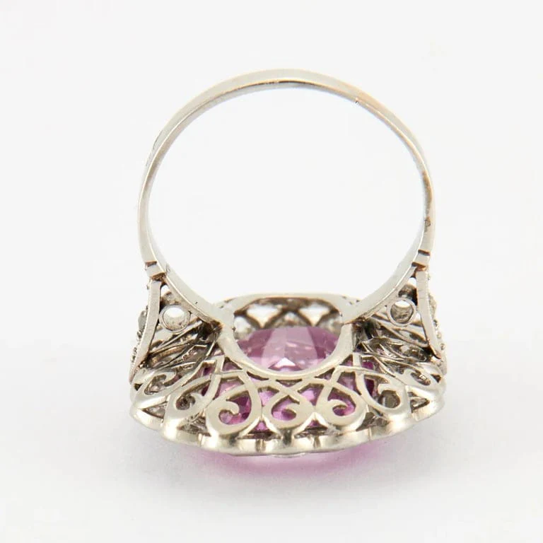 Pompadour Art-Deco Diamond Ring - Image 8