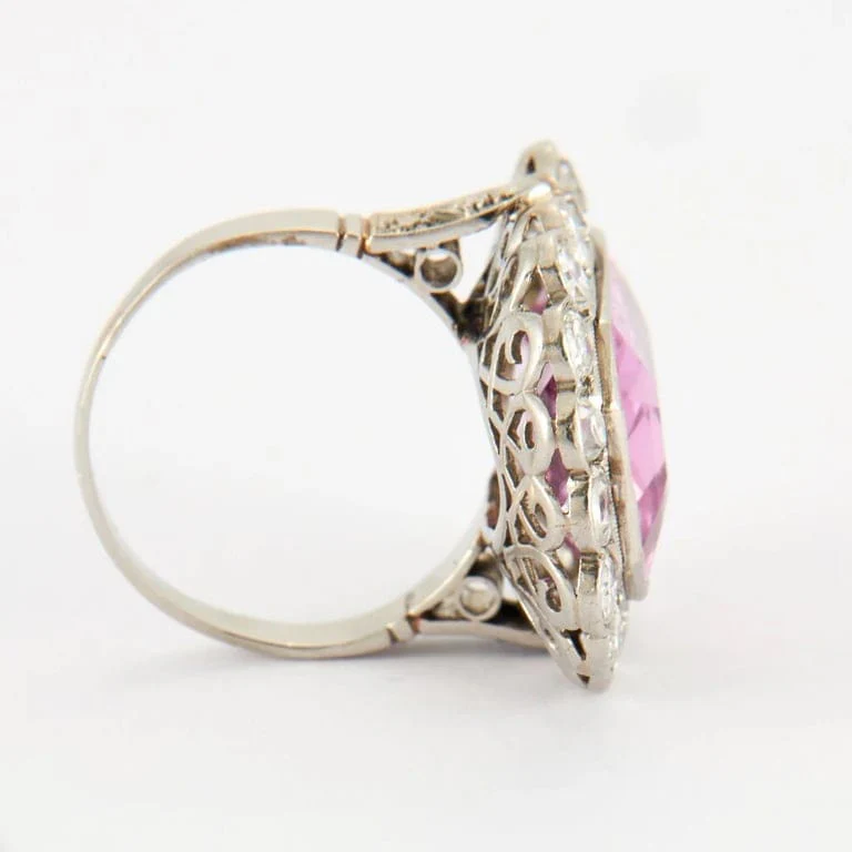 Pompadour Art-Deco Diamond Ring - Image 9