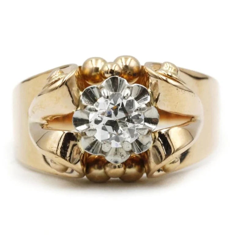 Gold and Diamond Ring