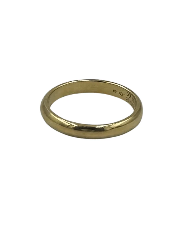 CARTIER - Yellow gold wedding ring