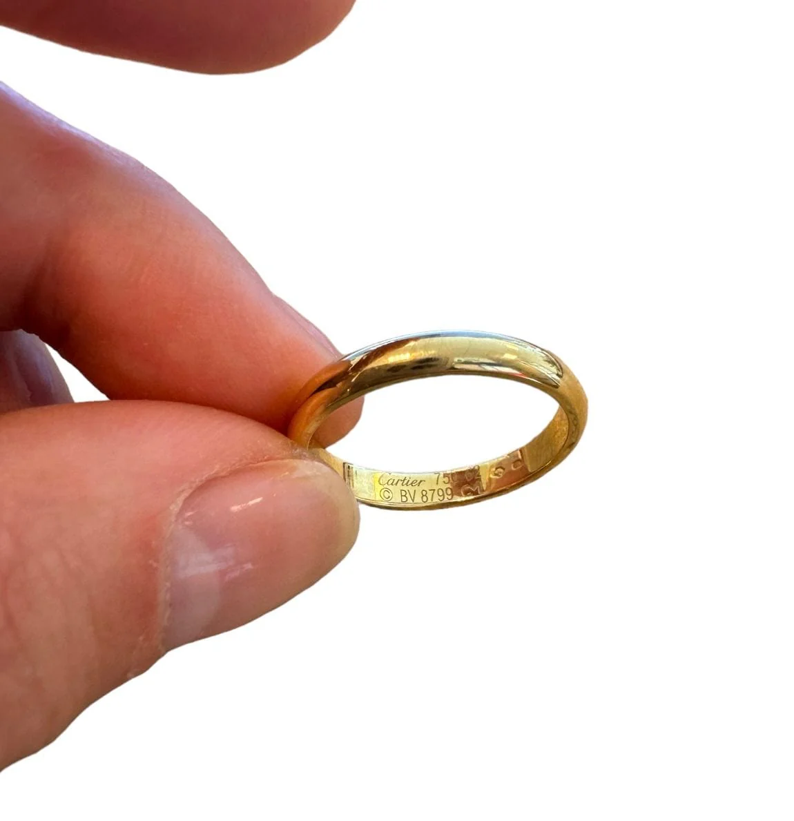 CARTIER - Yellow gold wedding ring - Image 2