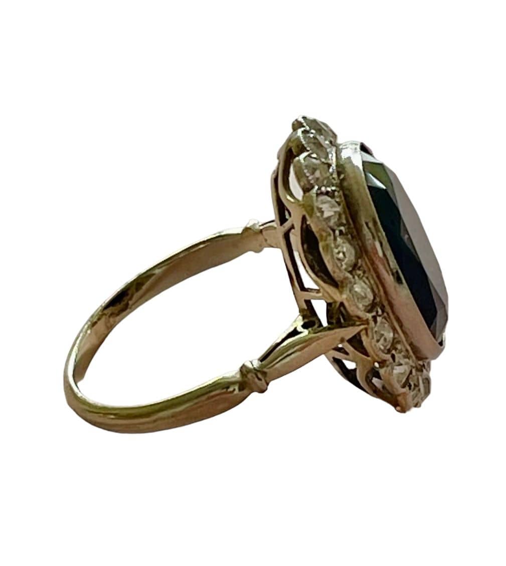 Sapphire diamond ring - Image 3