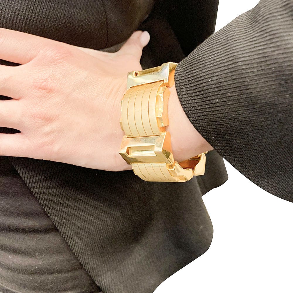 Bracelet Tank rose gold. - Image 8