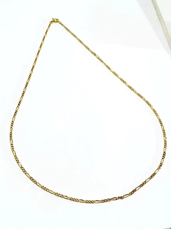 Figaro mesh gold chain - Image 6