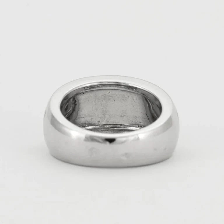 White gold mother-of-pearl ring - Image 7
