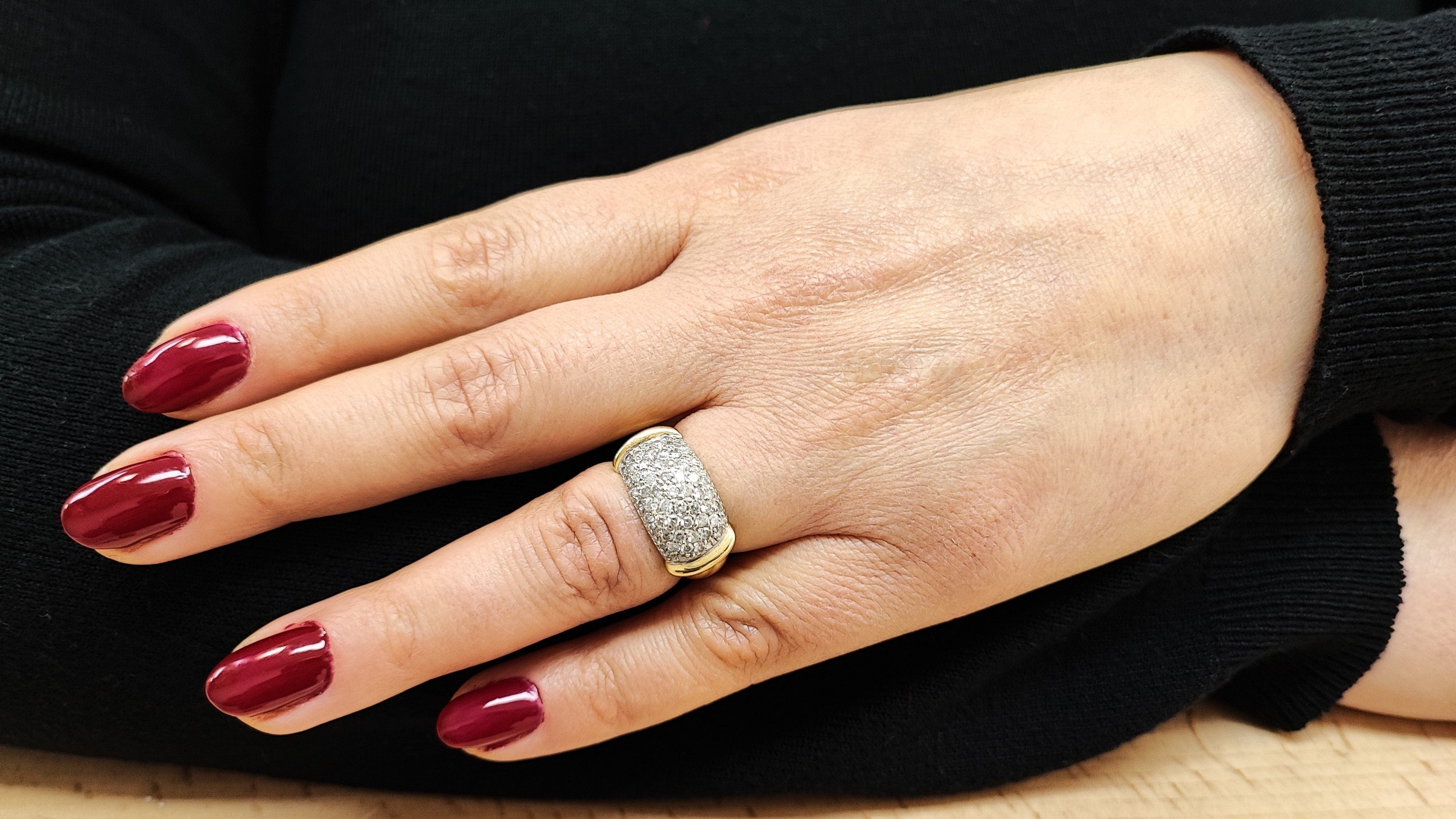 Pave diamond ring - Image 5