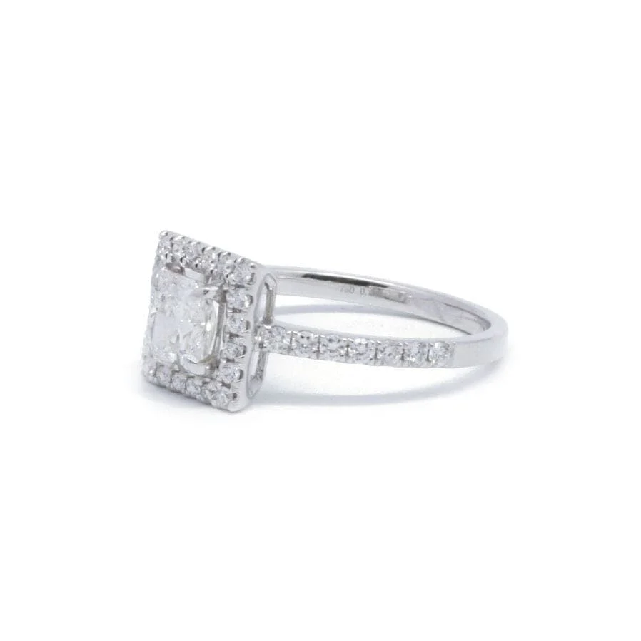 White gold and diamond solitaire - Image 3