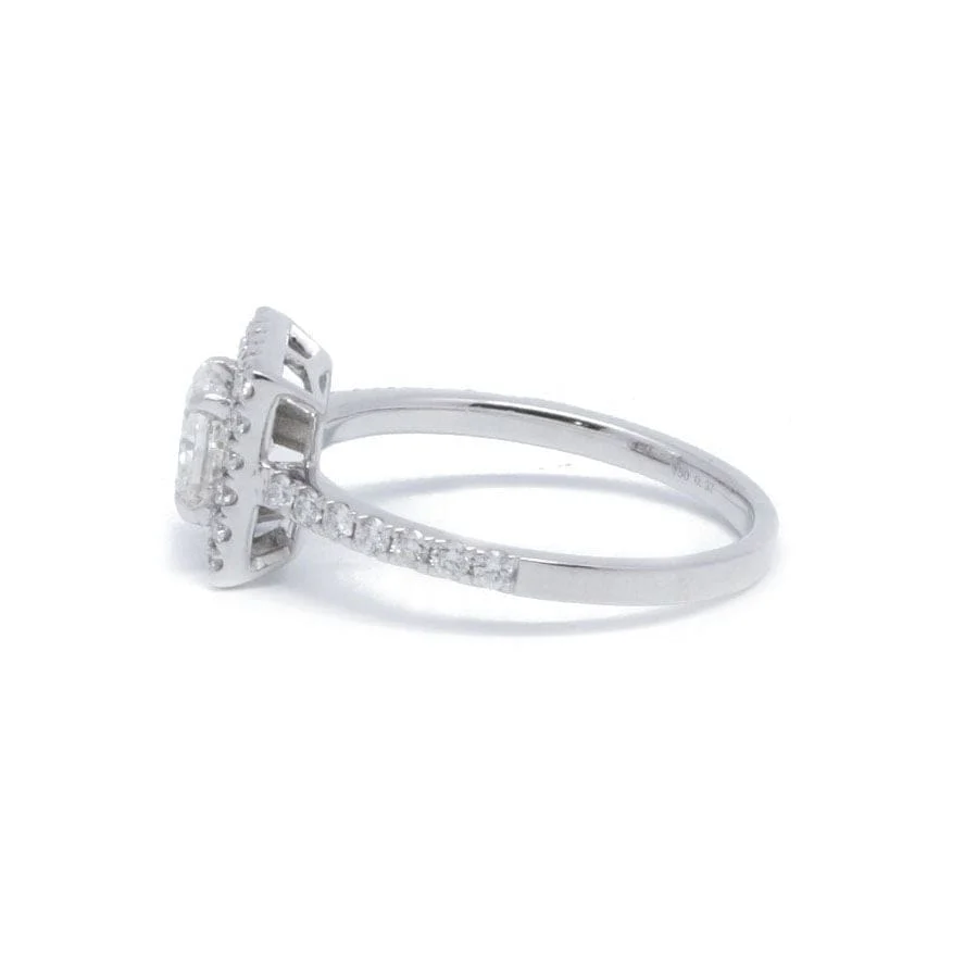 White gold and diamond solitaire - Image 4