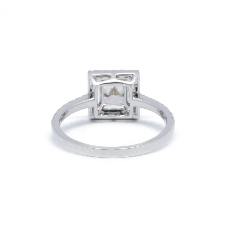 White gold and diamond solitaire - Image 5