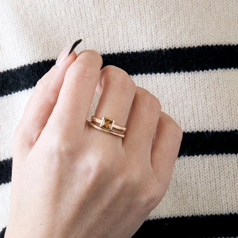 CITRINE DOUBLE RING - Image 2