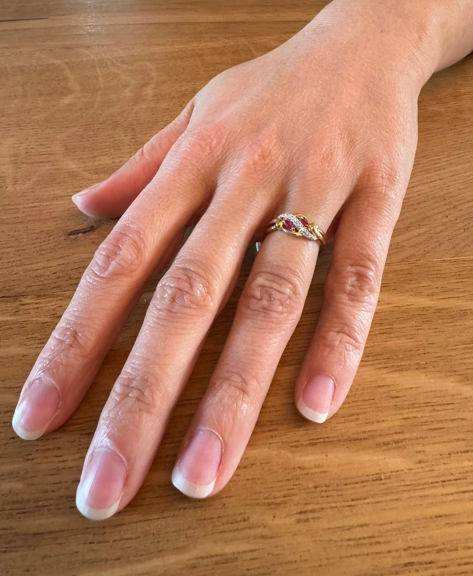 Ruby diamond gold ring - Image 15