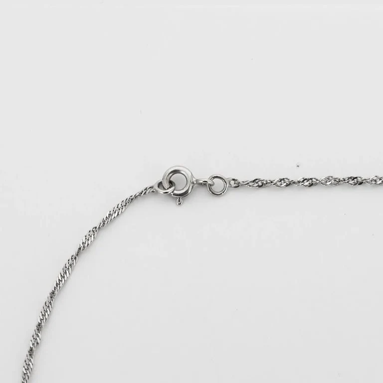 White gold diamond heart necklace - Image 6