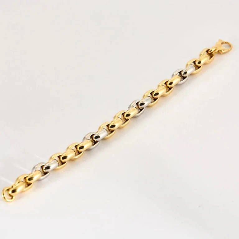 Two-tone gold bracelet - Image 3