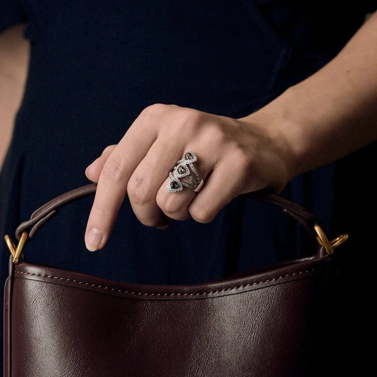 Precious Nature Ring white gold and quartz - Image 2