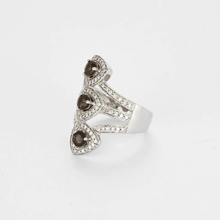 Precious Nature Ring white gold and quartz - Image 3