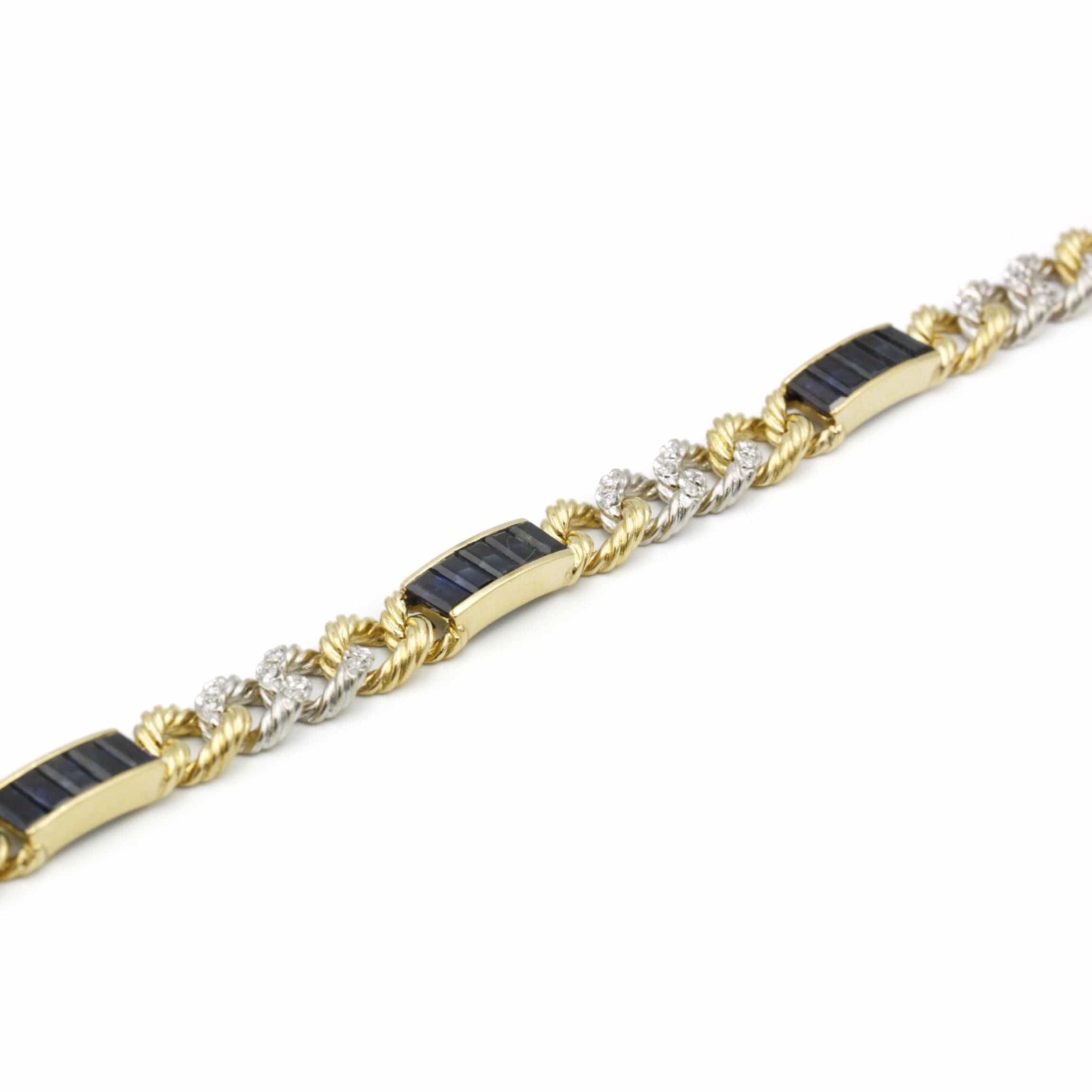 Sapphire & diamond bracelet - Image 5