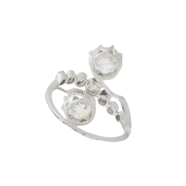 Ring Toi & Moi diamonds - Image 8