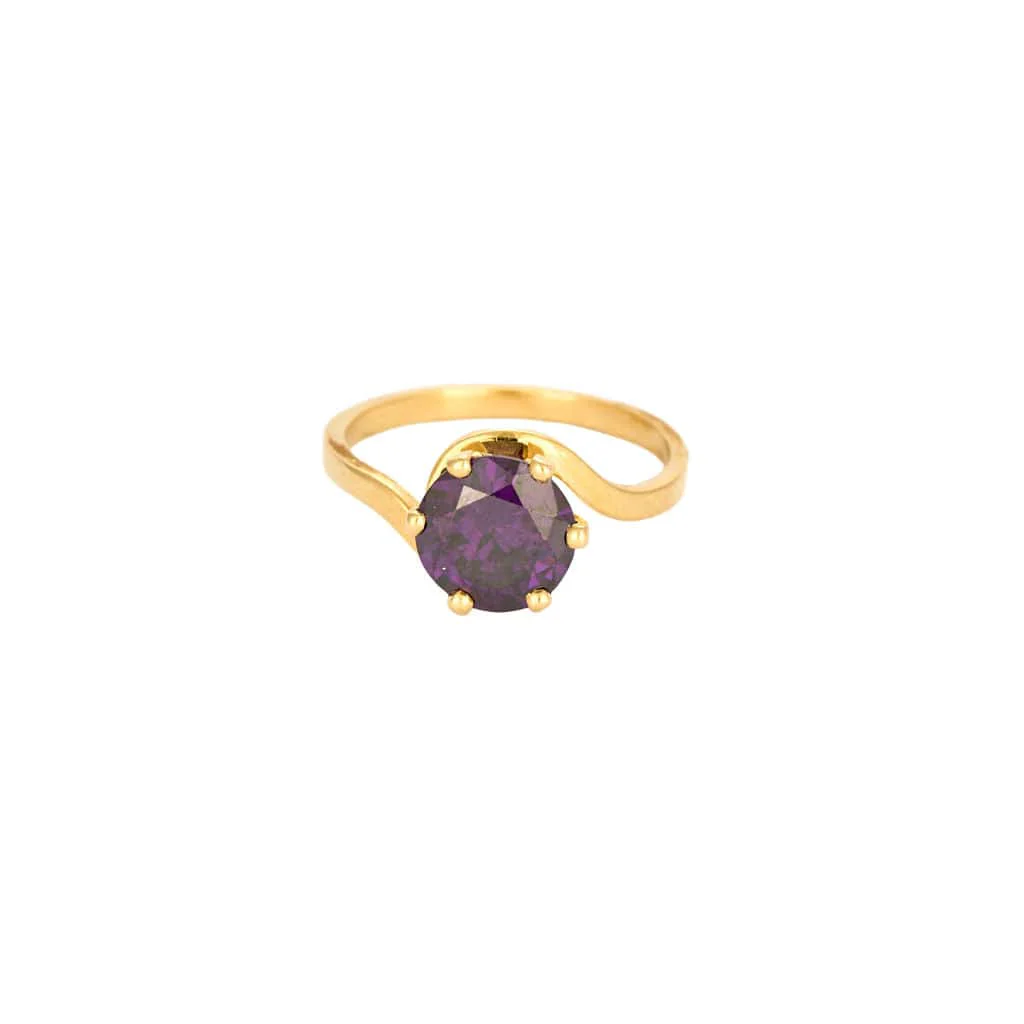 Ring mouvementéand tanzanite