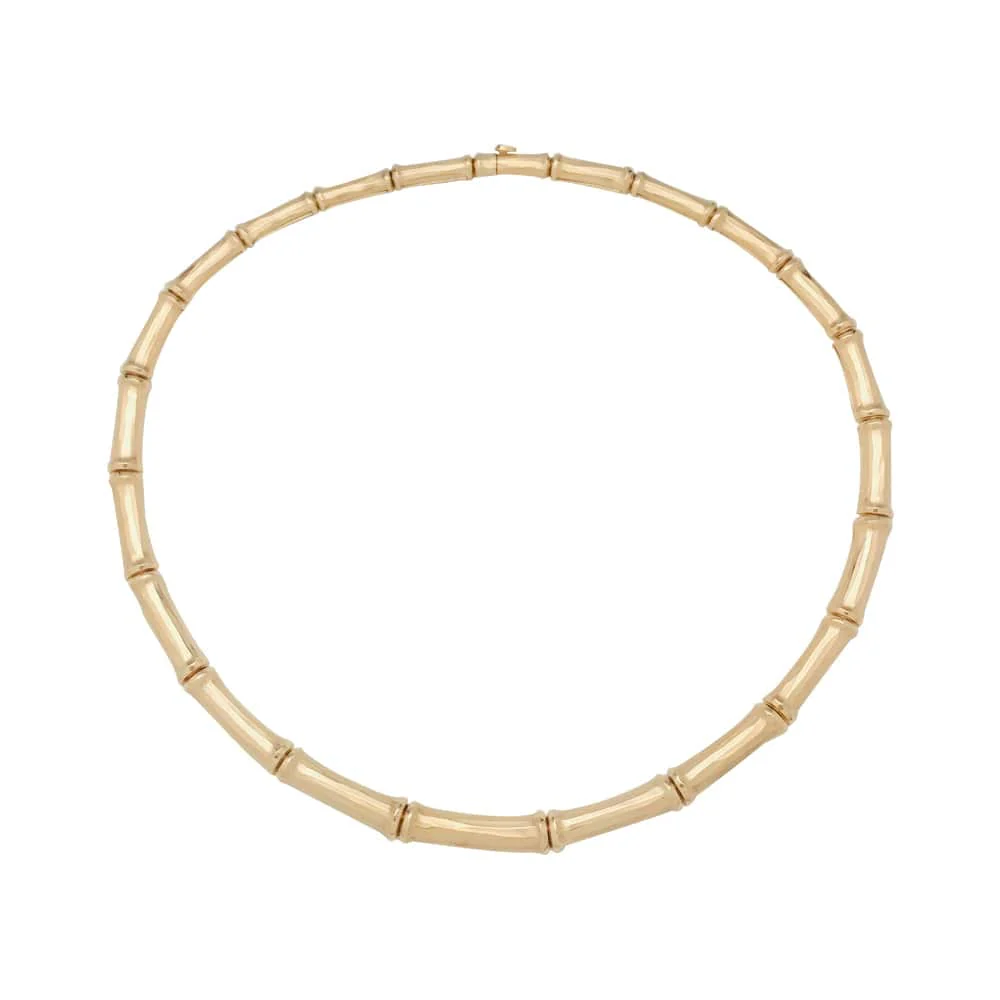 Necklace Cartier model "Bamboo", yellow gold.