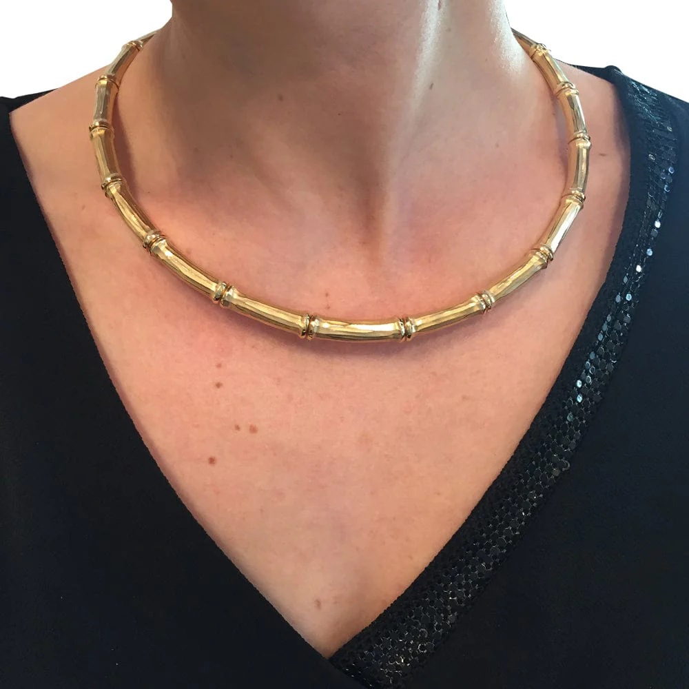 Necklace Cartier model "Bamboo", yellow gold. - Image 2
