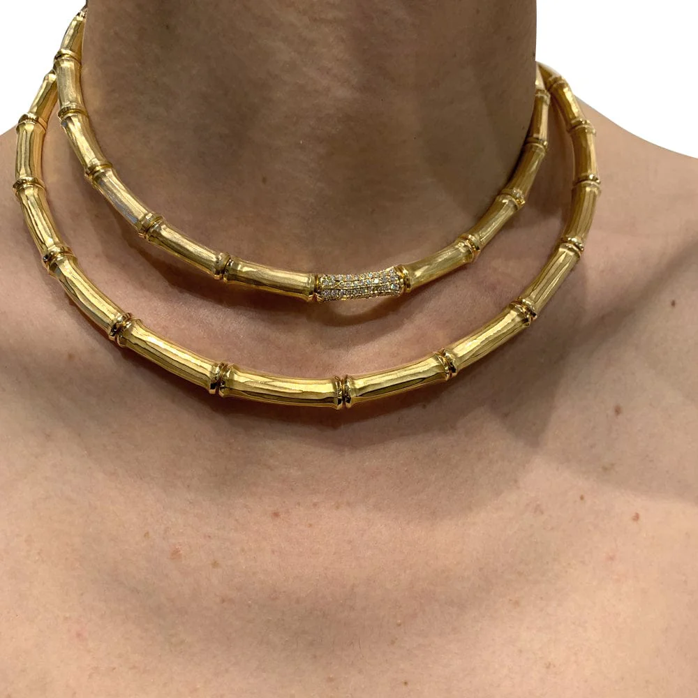 Necklace Cartier model "Bamboo", yellow gold. - Image 6