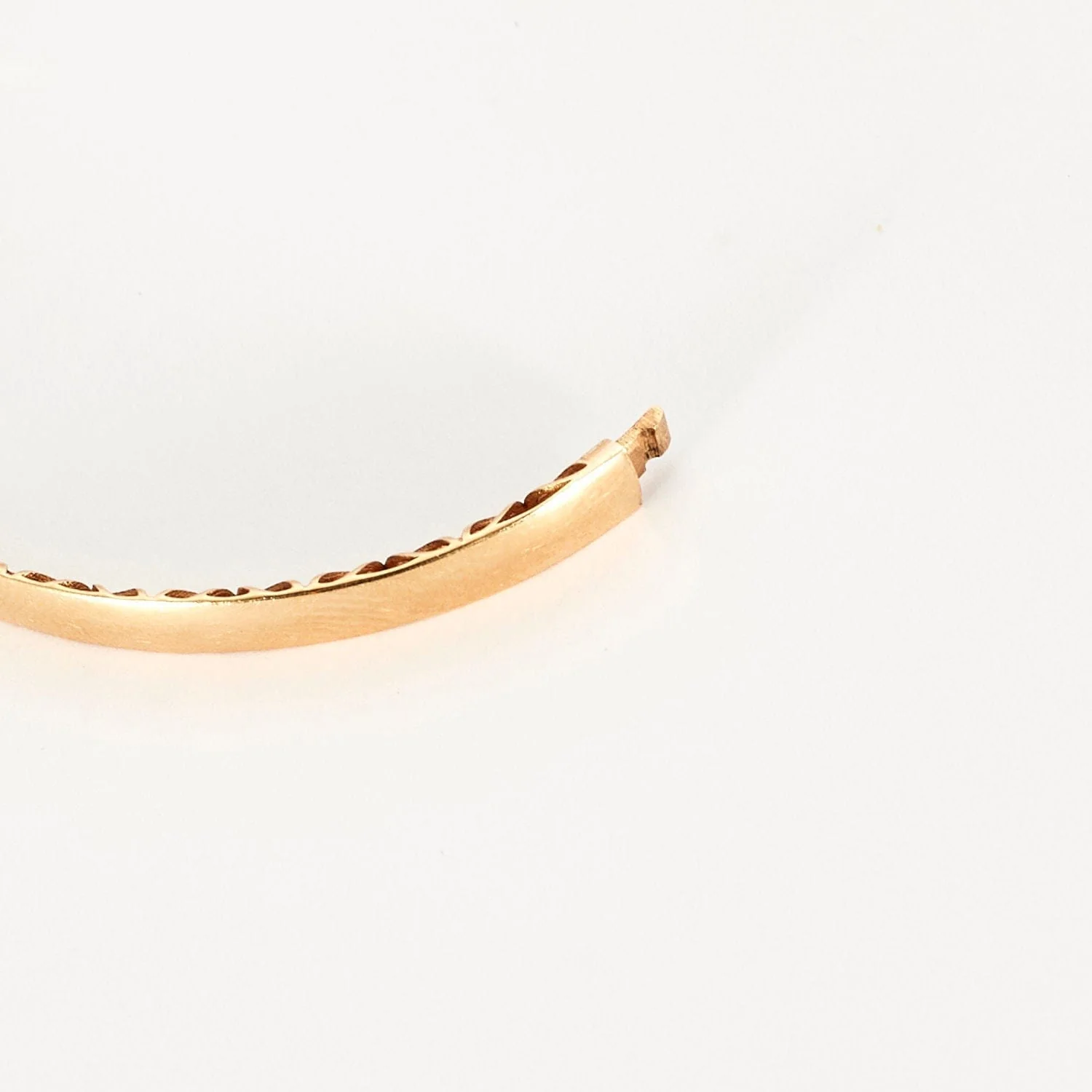 Chiseled rose gold bracelet - Image 3